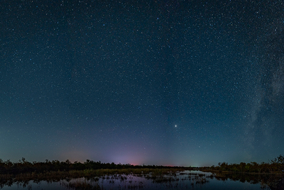 五大连池风景区星空如画
